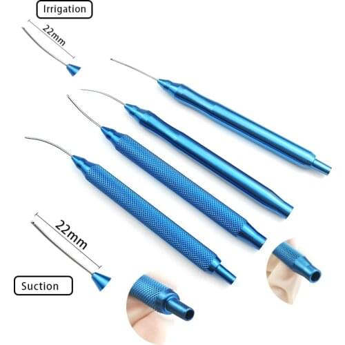 Ophthalmic Handle 23G Irrigation Aspiration Handpiece Ophthalmic Eye Instrument