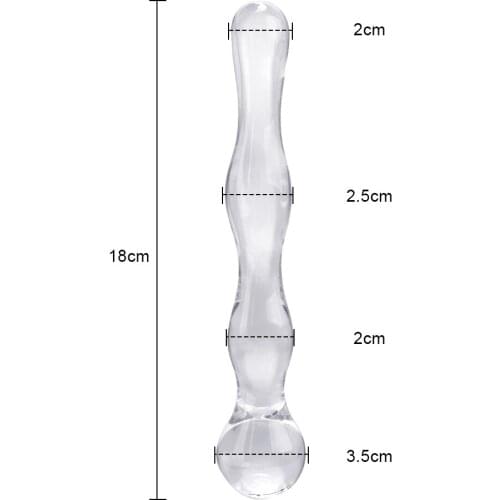 OLO Glass Anal Plug Butt Plug Sex Toys for Men Women Dildos masturbator Anal Sex Toys G-spot Massage Adult Products Sex Products