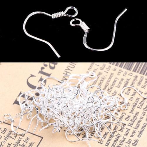 100pc Stainless Steel Earring Hook Ear Wire Hook Earring Base Supplies For DIY Jewelry Making Earring Accessories Wholesale