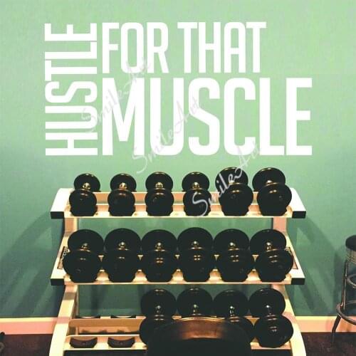 Romantic GYM Wall Sticker Removable Wall Stickers Diy Wallpaper For Kids Rooms Decoration Wall Art MURAL Drop Shipping