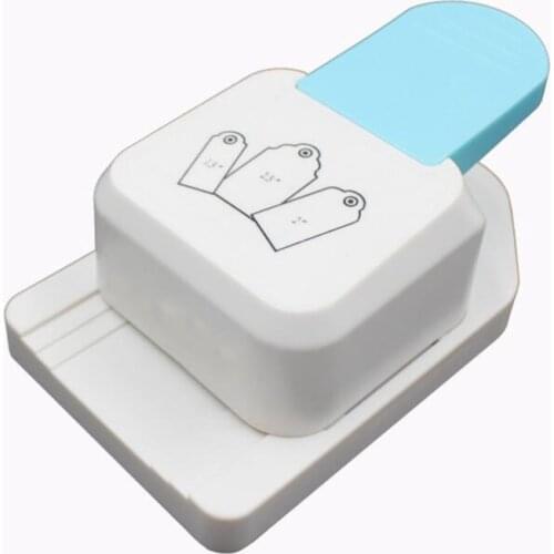 Punch Tag Top Punch Straight 1.5, 2 or 2.5 Inch Gift Tag Paper Punches for Scrapbooking Craft Perfurador Diy Puncher