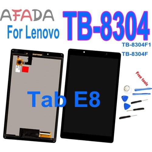 AAA+ NEW LCD Display Touch Screen Digitizer Assembly For Lenovo Tab E8 TB-8304F1 TB-8304F TB 8304 Replacement Repair Parts