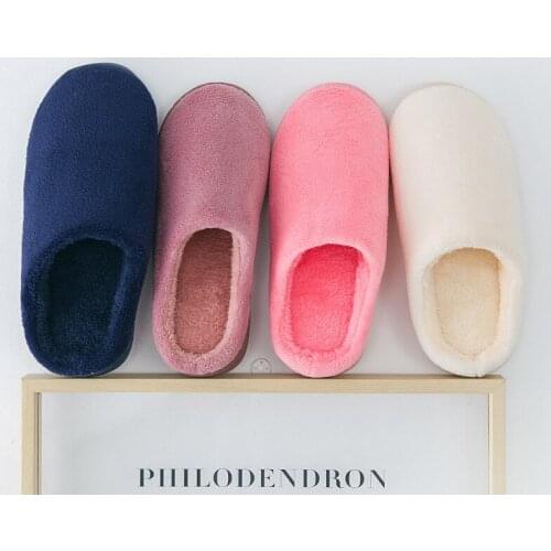 Winter Cotton Slippers Womens Indoor Platform Non-Slip Couples Home Warm Moon Shoes Cute Wool Sleeper Mens Winter Shoes