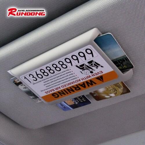 Sunshade high-speed kaka box temporary parking card sunshade card clip card storage box r190-1