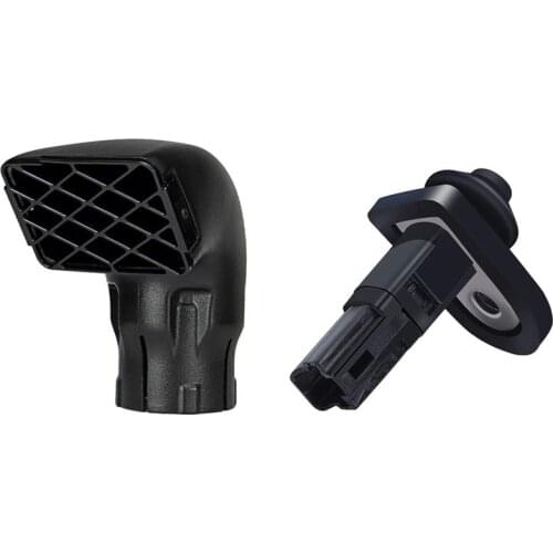 1 Pcs 3.5 Inch Elbow Wading Head Air Intake Air Ram Top Snorkel Head & 2 Pcs XInterior Door Light Switch 2 Pin