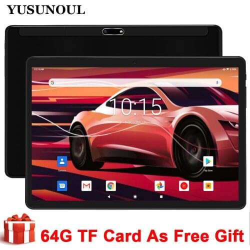 Newest 10 inch Tablet Android 9.0 Dual SIM 3G Phone Call 32GB ROM Wifi Bluetooth Android 1280x800 IPS 2.5D Glass 10.1 Tablets PC
