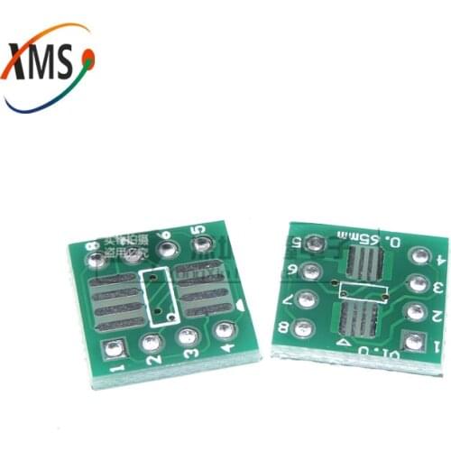 20PCS TSSOP8 SSOP8 SOP8 to DIP8 PCB SOP-8 SOP Transfer Board DIP Pin Board Pitch Adapter