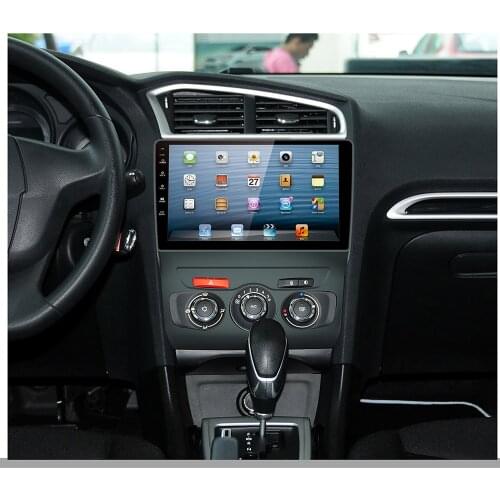 10.1 Inch Car Fascia For Citroen C4L 2013-2016 Fascias Audio Fitting Adaptor Panel Frame Kits Car DVD Frame Dashboard