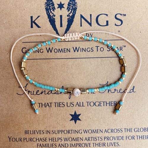 Miyuki Natural Stone Bracelets Handmade Weave Beads Stone Crystal Bracelet For Women Boho Vintage Ethnic Statement Jewelry Gift