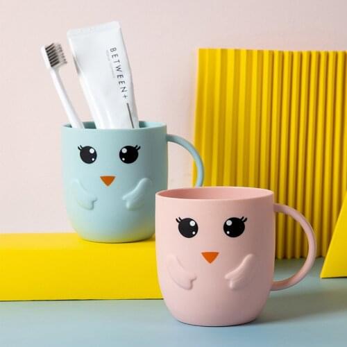 Childrens toothbrush cup baby mouthwash cup cartoon cute toothbrushing cute Plastic Cup Creative Children Brushing