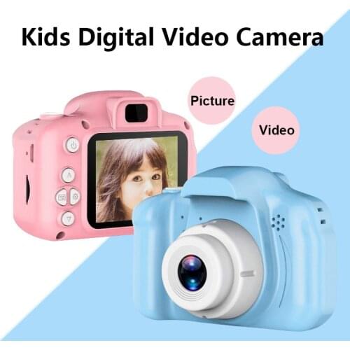 8MP Kids Digital Video Camera 2.0 Inch IPS Screen Mini Children Camera HD Toddler Camcorder Baby Child Birthday Gifts Cute Toys