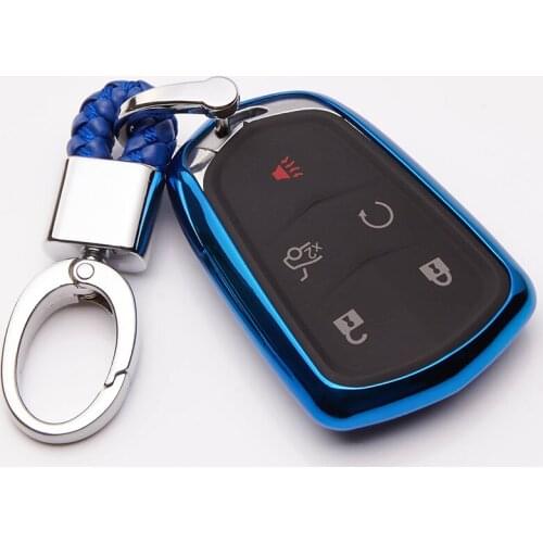 For Cadillac Escalade TPU Car Key Cover Case Key Holder For Cadillac ATS ATS-L CT6 CTS DTS XT5 ESV XLS SRX STS XTS ELR 2014 2015