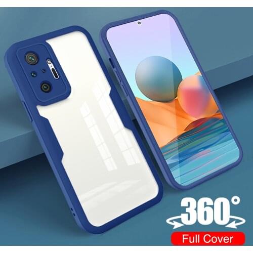 For Xiaomi Redmi Note 10 Pro 360 Front Back all-inclusive screen protector phones cover for redmi redmy note 10 pro max 10s