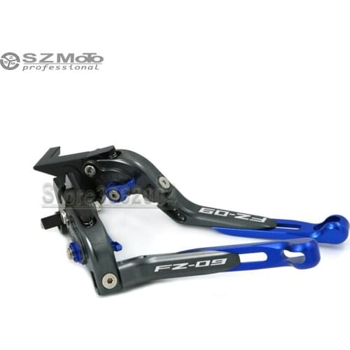 For YAMAHA FZ9 FZ-9 FZ-09 2014-2018 2015 Front Rear Brake Lever Motorcycle Adjustabale Folding Extendable Motorcycle Parts