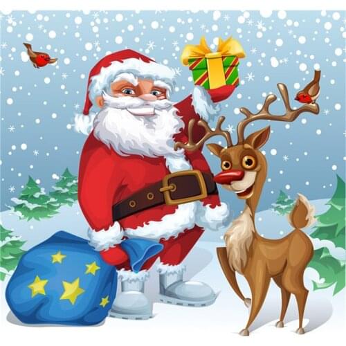 Evershine Diamond Painting Christmas Cross Stitch Cartoon Rhinestone Embroidery Sale Crystal Mosaic Home Decor Gift