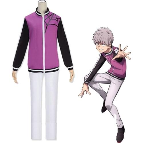 New Anime Kemono Jihen Shiki Tademaru Cosplay Costume Tops Pants Halloween Carnival Kemono Jihen Uniform Tracksuits Women Mens