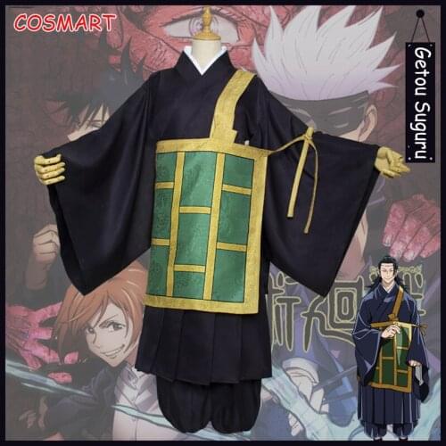 Anime Jujutsu Kaisen Getou Suguru Cosplay Costume Cassock Coat Uniform Carnival Halloween Party Outfit For Women Men 2020 New