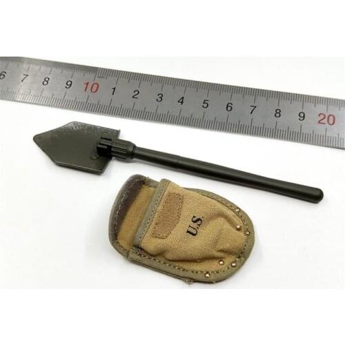 For Sale 1/6th FP003 US Army Ranger Sniper WWII Military Shovel With Bags Model For 12 inch Doll Soldier Collect
