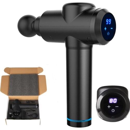 Massage Gun Deep Tissue Massager Therapy Body Muscle Stimulation Pain Relief for EMS Pain Relaxation Fitness Shaping