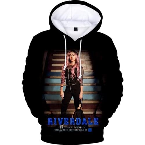 Fashion Trendy Classic TV series Riverdale 3D Hoodies Sweatshirts Men/Women Teenage Long Sleeve Hoodie Casual Funny Pullovers