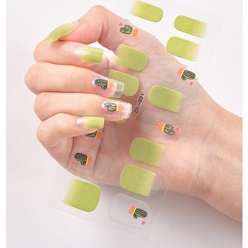 Full Cover Nail Stickers Nail Polish Nail Decoration Nails Sticker Designer Self Adhesive Nail Sticker Creative Nailart Sticker