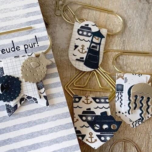 2021 New Sailing Lighthouse Metal Cutting Dies Stencil Scrapbooking DIY Album Stamp Paper