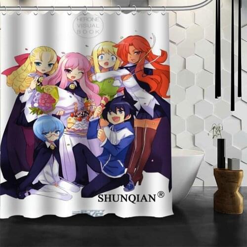 New Arrival Zero No Tsukaima Shower Curtain Polyester Fabric Printing Bathroom Curtain Waterproof Bathroom Products With Hook
