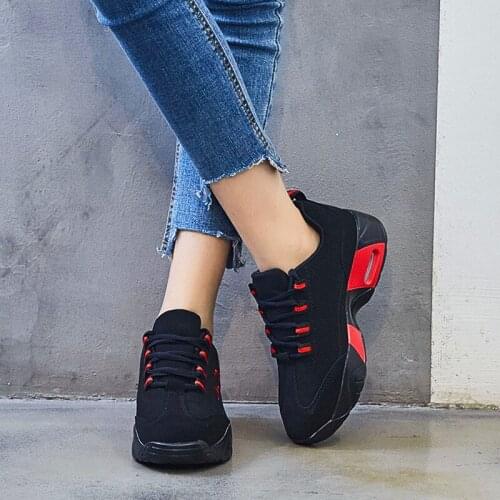 Autumn Shoes Student Shoes Womens Cotton Shoes Increased Inside Sports Casual Sneakers Youth Trend Womens Vulcanize Shoes