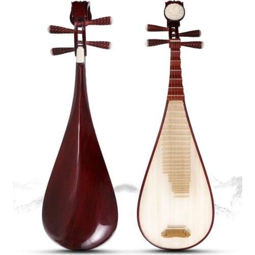 Professional lute chinese traditional lute KSG pipa 4-stringed Chinese lute solidwood liuqin free shipping hardwood pi-pa
