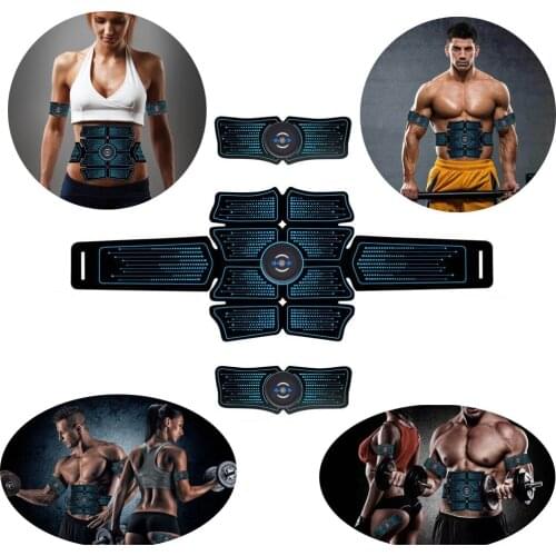 Gym Muscle Electro Stimulator EMS Electrostimulator Abdominal Electric Massager Training Apparatus Fitness Machine Building Body