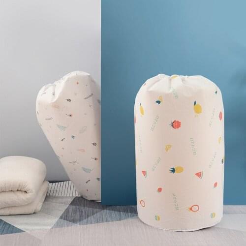 Waterproof Clothes Quilt Storage Bag Large-Capacity Moisture Proof Dust Wardrobe Quilt Sorting Bag Luggage Moving Cylinder Bag