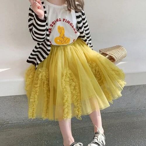 Baby Girls Tutu Skirts Ballerina Pettiskirt Fluffy Children Ballet Skirts for Girl Party Dance Princess Girls Tulle Clothes 2021