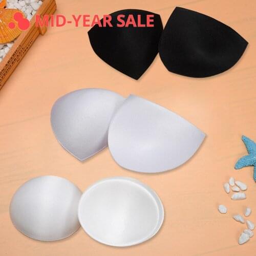 Women Swimsuit Bra Pad 2019 Bikini Chest Pad Invisible Bathing Suits Paste Padding Small Breathable Bust Padded Swimwear Women