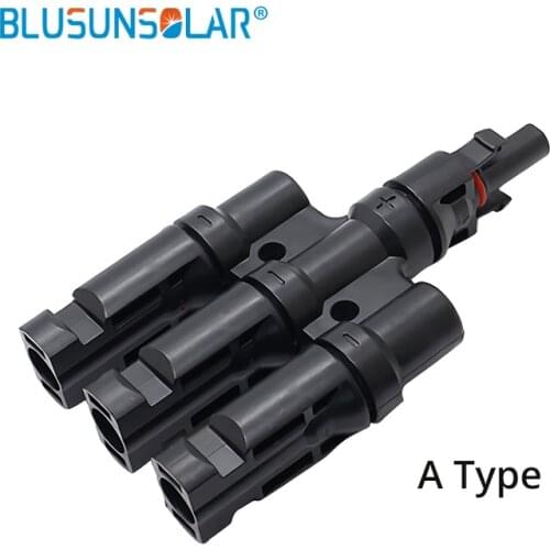 3 in 1 T Branch SOLAR Connector Branch Adapter manufactuers TUV IP67 PV SOLAR Connector Used For Solar Cable 2.5/4/6 mm TF0164