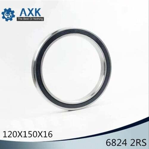 6824 2RS ABEC-1 120x150x16MM Metric Thin SectionDeep GROOVE Bearings 6824 RS 61824 RS
