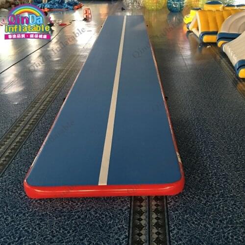 8x2x0.2m air floor tumbling track gymnastics cheerleading mat inflatable gym mat for adults