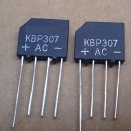 Free Shipping 20PCS KBP307 KBP-307 RS307L S-Phase 3A 700V Glass Passivate Bridge Rectifiers