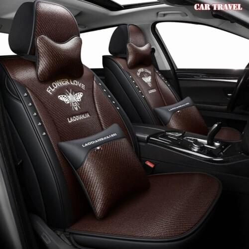 CARTRAVEL flax car seat covers for Lexus RX350 RX450h RX330 IS250C GS300 GS350 ES LS NX CT200h LS NS IS Series car accessories