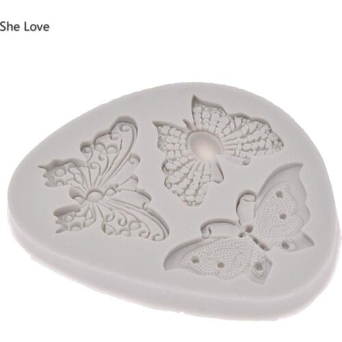 Chzimade 3D Butterfly Silicone Polymer Clay Molds DIY Wall Decorating Materials Making Clay Mould Tools