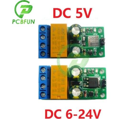 DC 5V 6V-24V 2A Flip-Flop Latch Motor Reversible Controller Self-locking Bistable Reverse Polarity Relay Module Motor