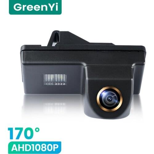 GreenYi 1080P HD 170° Car Rear View Camera For Toyota Reiz Land Cruiser 100 200 Prado Reverse Reversing 4pin Vehicle Parking AHD