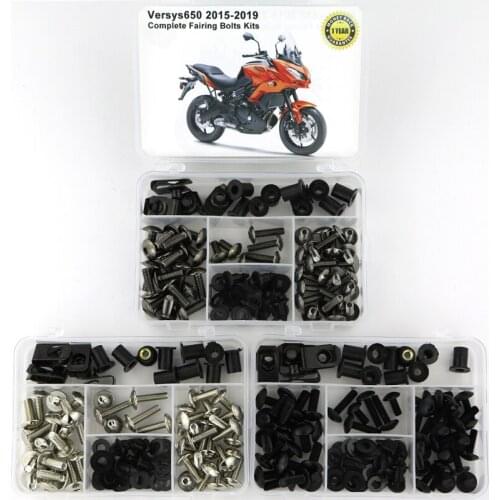 Fit For Kawasaki Versys 650 2015 2016 2017 2018 2019 Complete Full Fairing Bolts Kit Body Screws Washer Fastener Nuts Clips