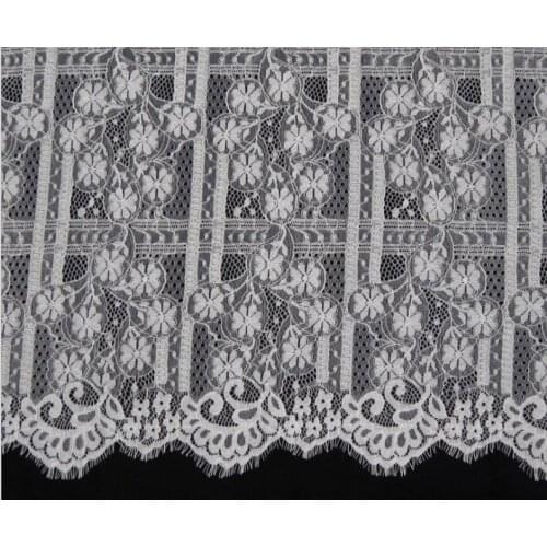 Chantilly Lace Fabric In Off White Or Black 3 Yards