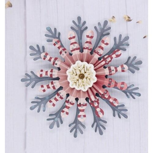 YPP craft Snowflake Rosettes Metal Cutting Dies Stencils for DIY Scrapbooking Decorative Embossing DIY Paper Cards
