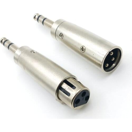 20PCS new 3Pin Microphone XLR Male/Female To 1/4" 6.35mm Stereo Microphone Mic TRS connector
