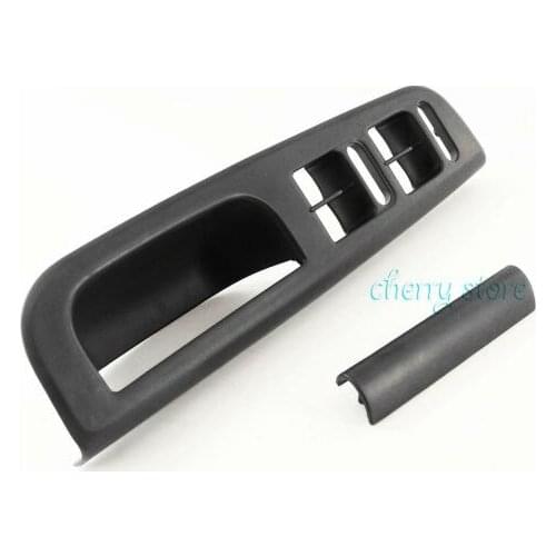 NEW Plastic 3B1 867 171 E Black Door Window Switch Bezel + 3B0 867 175 Handle Trim Set For VW Jetta MK4 Golf MK4 Passat B5 MK4