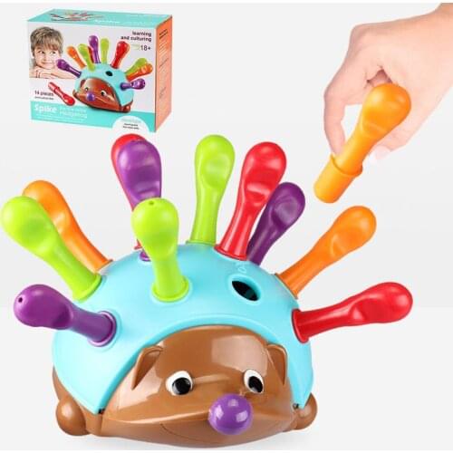 Learning Resources Spike The Fine Motor Hedgehog Sensory Fine Motor Toy Hedgehog Toys for Toddler Easter Gifts for Kids Training