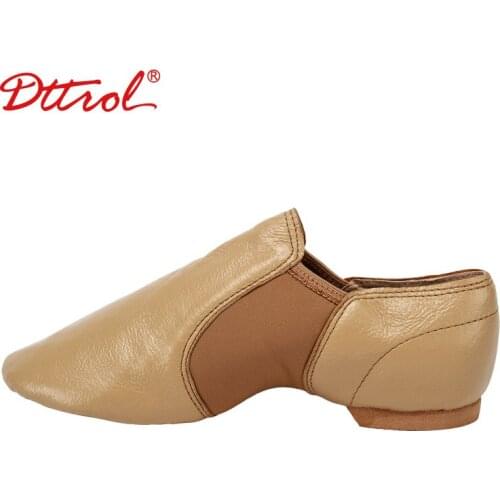 Pigskin Jazz Shoes Soft Leather Adult Low Top Velvet Bottom Breathable Modern Dance Shoe Dance Teachers' Shoes