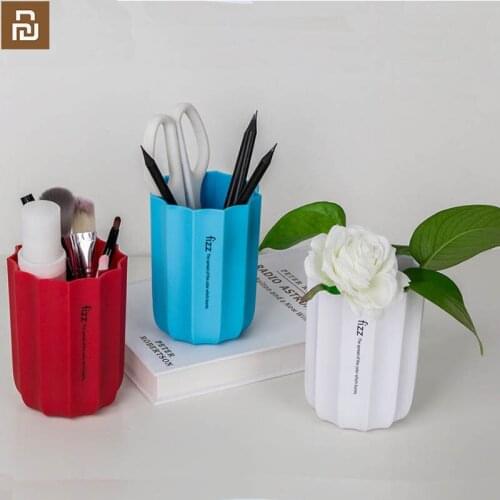 Original fizz Mi prism series pen holder, desktop pot, desktop makeup tool storage cup, office, student, schoolgirl pen holder