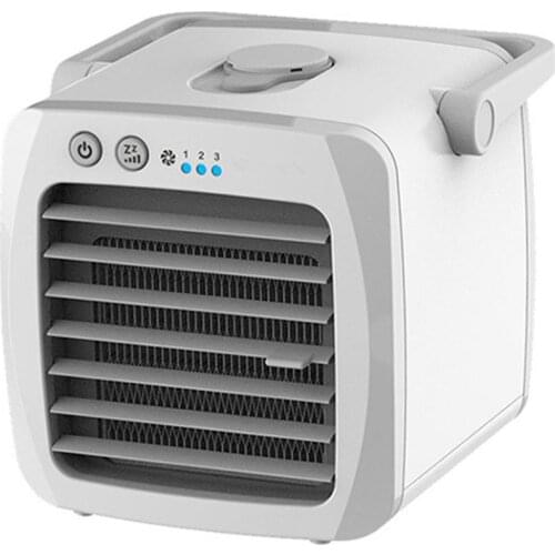 Mini Portable Air Conditioner Fan Light Humidifier Purifier USB Desktop Cooler Fan Cooling Quick & Easy Cooling Home Car Fan